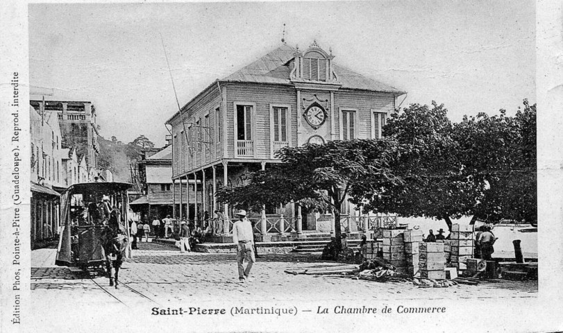 Saint-Pierre (Martinique). La Chambre de Commerce