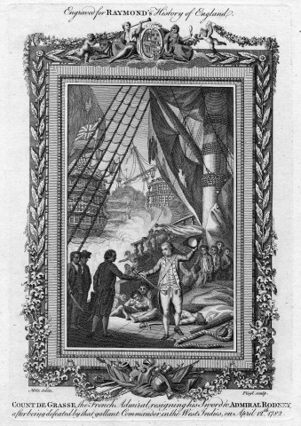 Count De Grasse [Le comte de Grasse, amiral français remet son épée à l'amiral Rodney après sa défaite, le 12 avril 1782]