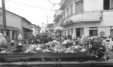 Gros-Morne, bourg. cérémonie d'enterrement de Madame Anca Bertrand