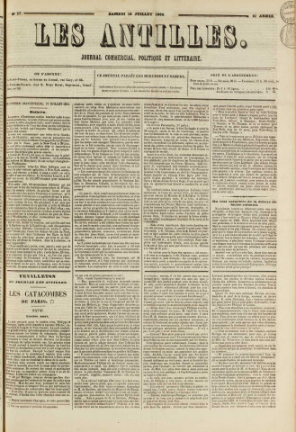 Les Antilles (1863, n° 57)