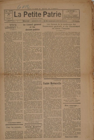 La Petite Patrie (n° 256)