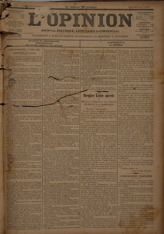 L'Opinion (n° 372)