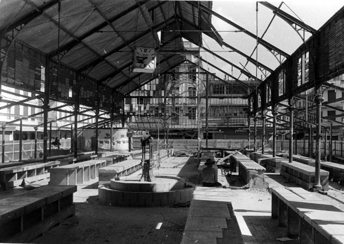 Fort-de-France : ruines de l'ancien marché