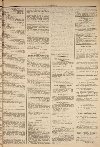Le Propagateur (1873, n° 1)