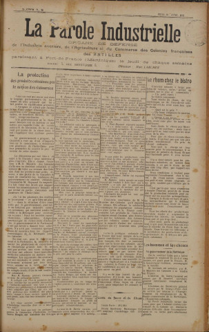 La Parole industrielle (n° 25)