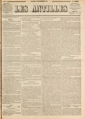 Les Antilles (1886, n° 89)