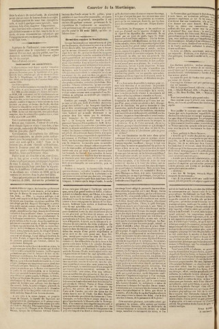 Le Courrier de la Martinique (1851, n° 49)