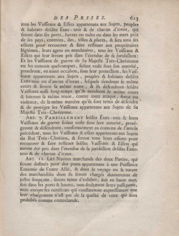 Code des prises : ou Recueil des édits, déclarations, lettres patentes... sur la course et l'administration des prises, depuis 1400 jusqu'à présent (tome II)