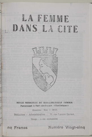 La Femme dans la cité (n° 25)