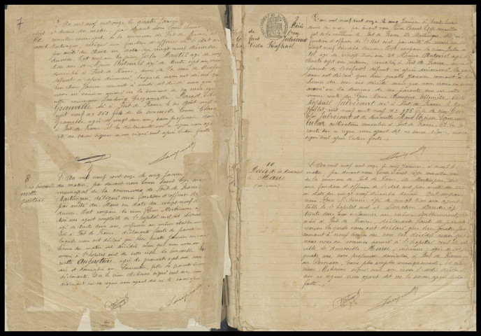 Naissances, reconnaissances, décès