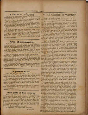 La Tribune libre (n° 47)