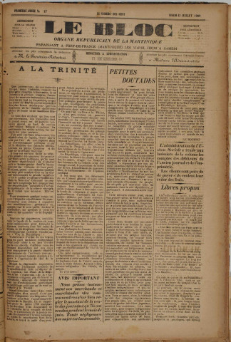 Le Bloc (n° 17)