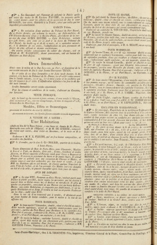 Gazette de la Martinique (1822, n° 66)