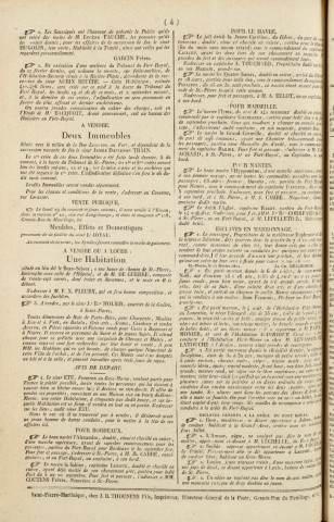 Gazette de la Martinique (1822, n° 66)