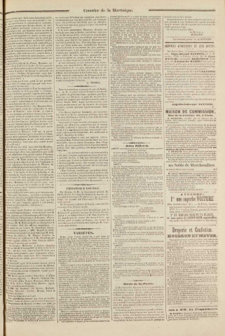 Le Courrier de la Martinique (1851, n° 54)