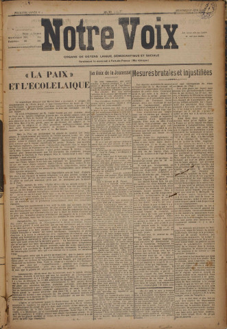 Notre voix (1934, n° 4)