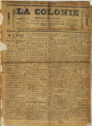 La Colonie (n° 269)