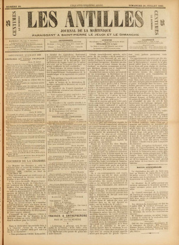 Les Antilles (1898, n° 55)