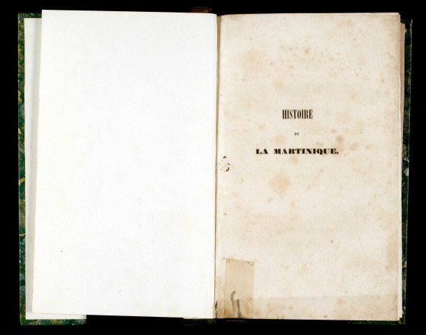 Histoire de la Martinique, depuis la colonisation jusqu'en 1815 (tome VI)