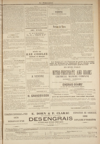 Le Propagateur (1884, n° 28)