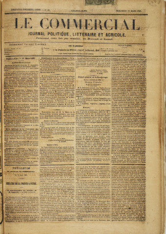 Le Commercial (1865, n° 21)