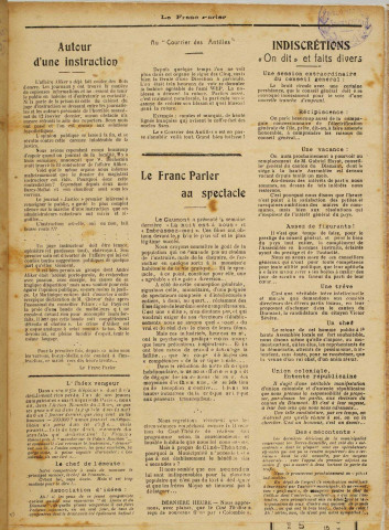 Le Franc parler (n° 9)