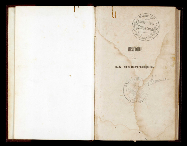 Histoire de la Martinique (tome III)