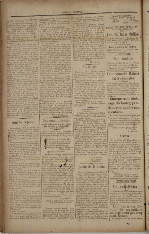 L'Union sociale (n° 460)