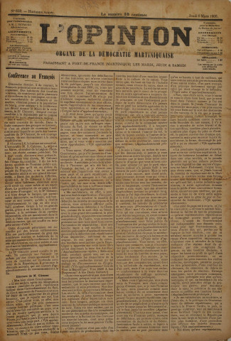 L'Opinion (n° 652)