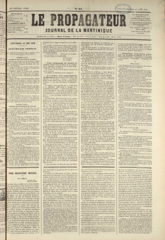 Le Propagateur (1870, n° 65)