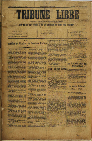 La Tribune libre (n° 120)