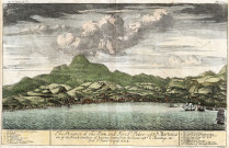 [Vue générale de la ville et du fort Saint-Pierre dans l'isle de la Martinique]