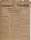 La Démocratie coloniale (n° 221)
