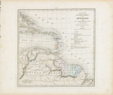 Carte des Colonies Françaises aux Antilles