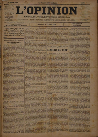 L'Opinion (n° 256)