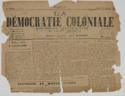 La Démocratie coloniale (n° 328)