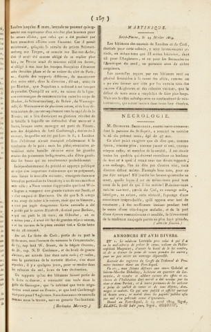 Gazette de la Martinique (1814, n° 35)