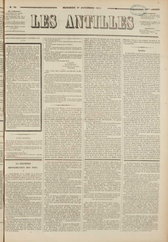 Les Antilles (1872, n° 94)