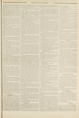 Le Courrier de la Martinique (1851, n° 7)