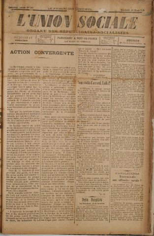 L'Union sociale (n° 507)