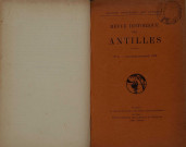 Revue historique des Antilles (n° 4)