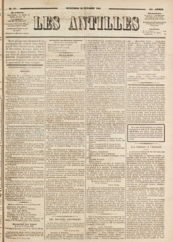 Les Antilles (1884, n° 15)