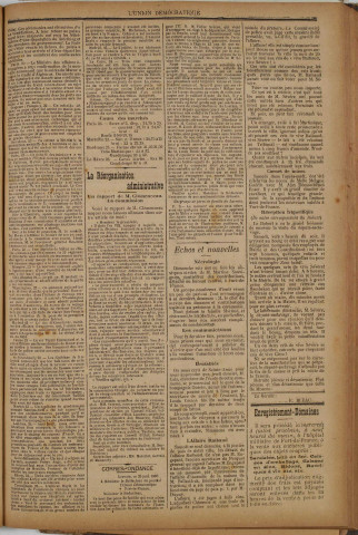L'Union démocratique (n° 155)