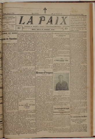 La Paix (n° 1008)