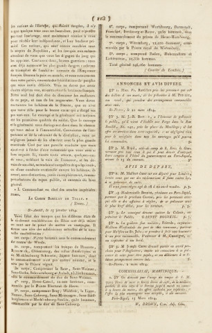 Gazette de la Martinique (1814, n° 24)