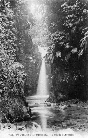 Fort-de-France. (Martinique). Cascade d'Absalon