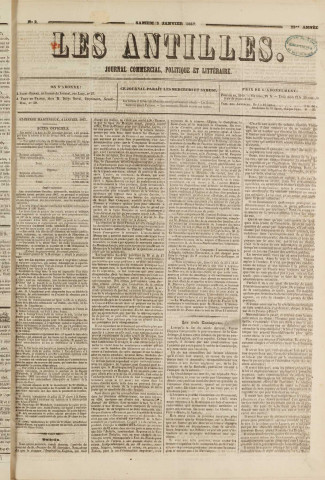 Les Antilles (1867, n° 2)