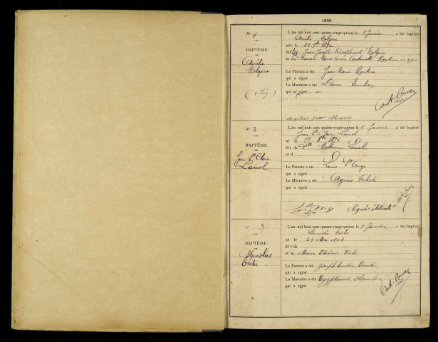 Baptêmes, mariages, sépultures