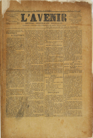 L'Avenir (n° 177)
