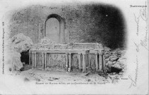 Ruines du maître-autel de la cathédrale de Saint-Pierre. Martinique